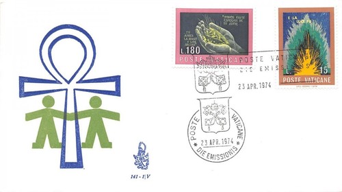 Fdc venetia vaticano 1974 - venetia,