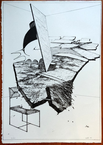 Litografia 70x50 numerata