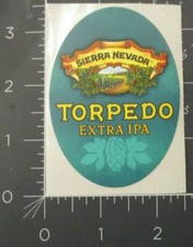 SIERRA NEVADA BREWING California Torpedo Extra IPA STICKER decalcomania birra artigianale Z