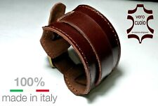 POLSINO BRACCIALE UOMO DONNA CUOIO PELLE LAVORAZIONE ARTIGIANALE 