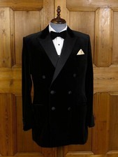 Giacca Smoking Nera Da Uomo In Velluto Designer Per Matrimonio Festa Da Sposo