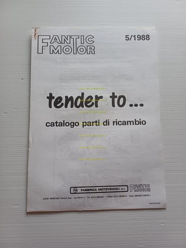 Fantic motor tender 1988 - motor, 50