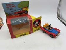 AUTO TOPOLINO POLITOYS POLISTIL WALT DISNEY W600 con Scatola Box Originale