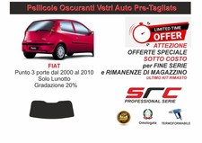 PELLICOLE OSCURANTI VETRI AUTO FIAT Punto 3p 00 10  Solo Lunotto 20% SRC OFFERTA