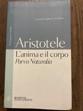 ARISTOTELE- L'ANIMA E IL CORPO