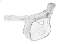 Hook, exhaust system OE