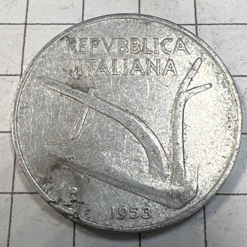 1953 italy lire aluminum - ,