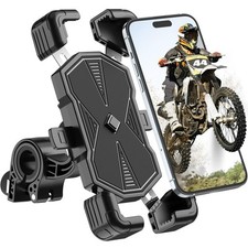 Porta Cellulare per Moto e Bici Antivibrazione Ruotabile a 360°Supporto Telefono
