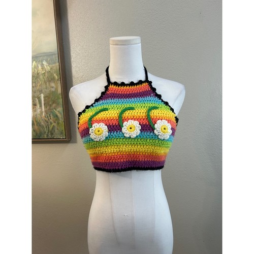 Crop top fatto mano - crop,