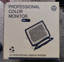 MONITOR VINTAGE RETROCOMPUTER MONITOR CRT 19" PX986 NUOVO SIGILLATO ORIGINAL BOX