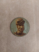 LORENZETTI  MOTOCICLISMO  - DISCHETTO METALLICO FERRERO figurina anni '50 (4933)