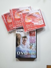 4 PACK - TDK DVD-RW 4.7GB -