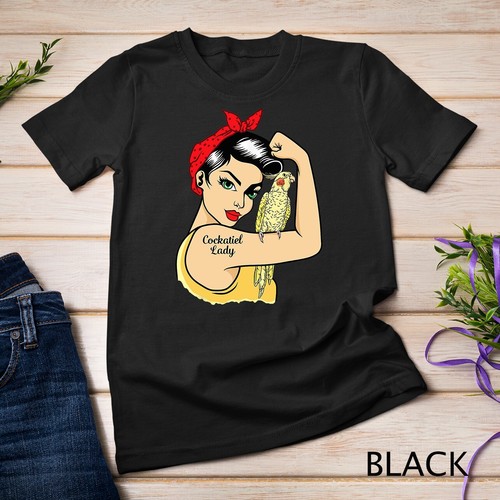 Shirt unisex cockatiel lady - unisex,