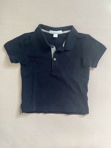 Polo nera burberry - nera, bambino