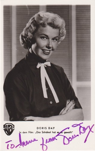 Doris day autografo originale - doris,