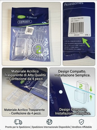 Set supporti acrilico - set, 4