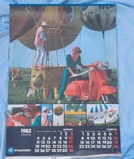 Calendario Piaggio anno 1982