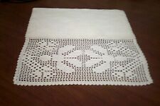 busta portatovaglioli o altro fatta all uncinetto in fine filato filet cm26 x 15