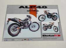 Beta Alp 4.0 4 Stroke de 2004 Prospectus Catalogue Brochure Moto