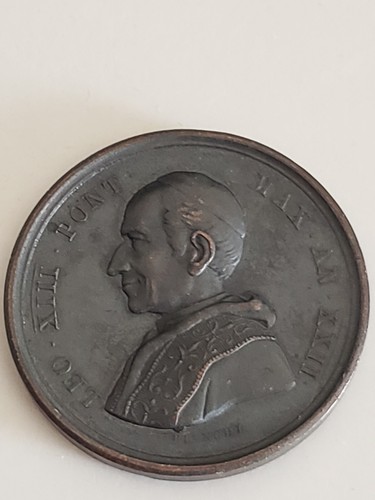 Medaglia papa leone xiii - medaglia,