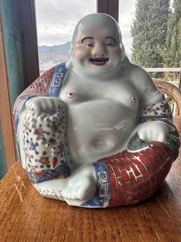 Arte cinese buddha ridente in - arte,