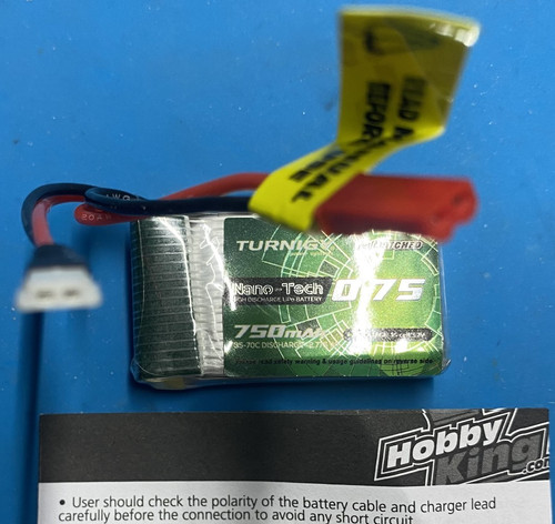 Turnigy nano tech - 750mah, 1s