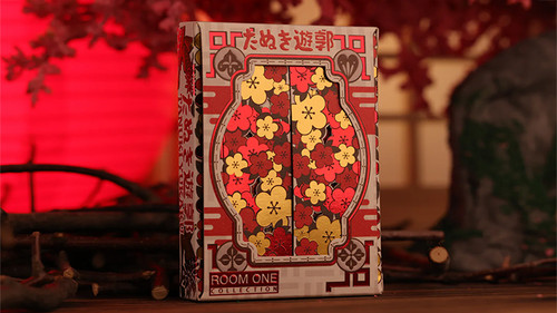 Tanuki yukaku - yukaku, (hanafuda)