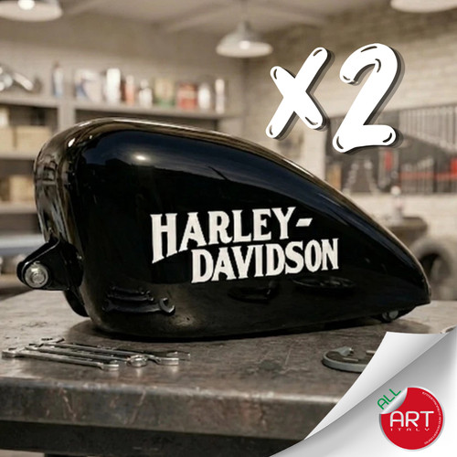 Coppia adesivi harley - harley, davidson
