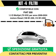 Kit 4 Filtri Tagliando per
