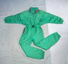 Tuta da sci BRUNIK VINTAGE anni 90 Made in Italy donna tutto in uno Thermore, S,UK12,IT44
