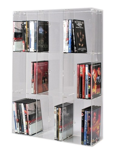 Sora scaffale acrilico dvd - acrilico, con