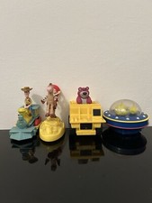 2010 DISNEY TOY STORY SHELL PROMOTION FIGURE X4 WOODY JESSIE ALIEN & LOTSO