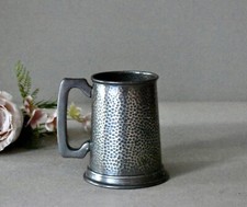 Tazza Vintage Peltro Zinco Stein Retro Bar Decor Tazza Peltro Inglese da Collezione