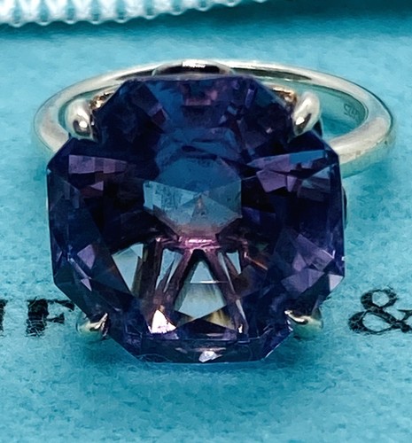 Anello tiffany co ottagonale - anello,