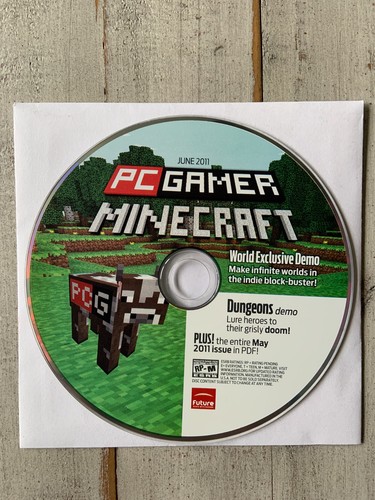 Minecraft demo disc non - cd,
