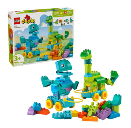 Lego 10451 dinosauri - 10451, ruote