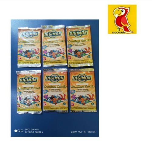 Lotto bustine carte digimon - bustine,