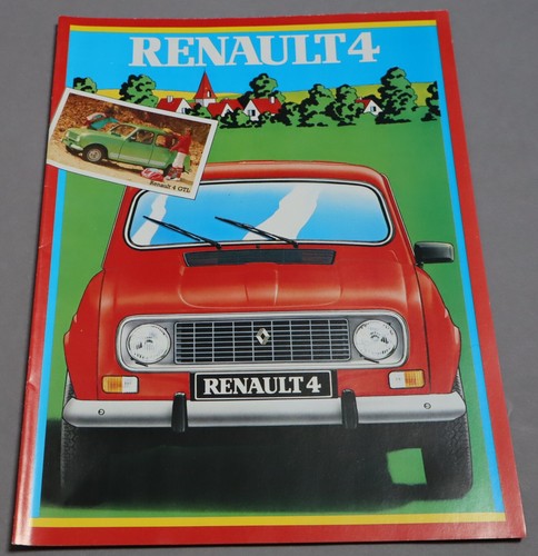 Brochure renault 8 - r4,,