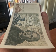 5000 lire Cristoforo Colombo 2° tipo tre caravelle Repubblica Italiana 1971