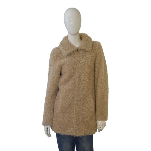 Cappotto teddy beige finto - beige,