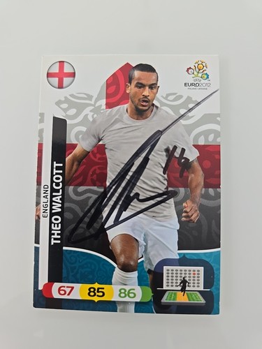 Theo walcott autografo firmato - autografo,