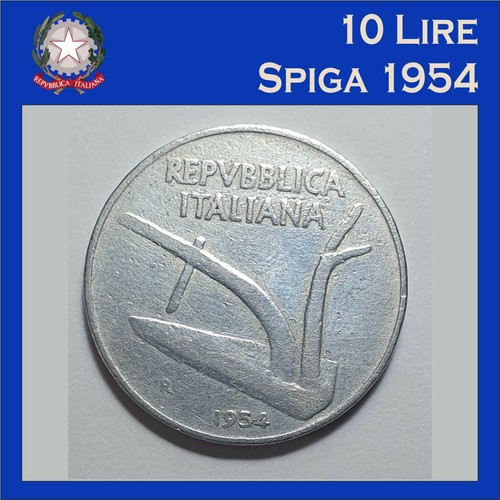 Repubblica italiana lire - 10,