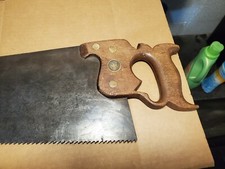 Medaglione aquila vintage 1860 H. Disston PHILADa seghetto a mano dado diviso