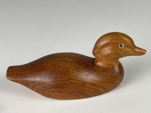 Statua legno anatra - legno, 13,5