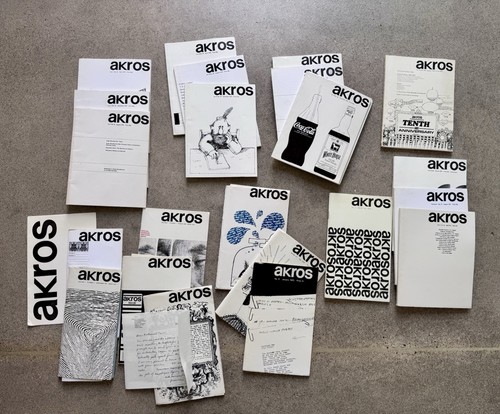 Akros magazine lot - magazine, 1968