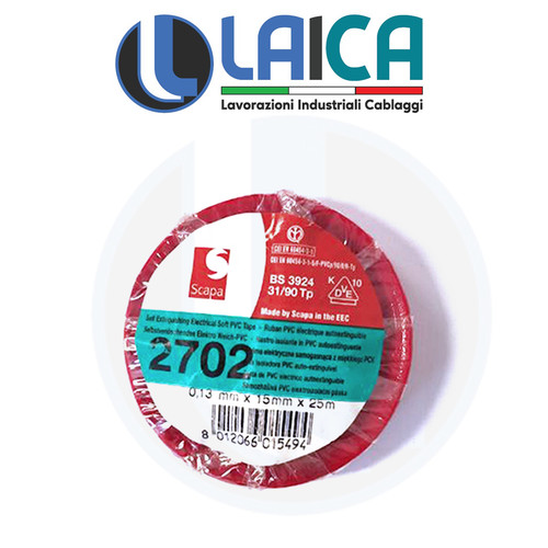 Nastro isolante pvc - pvc, 15mm