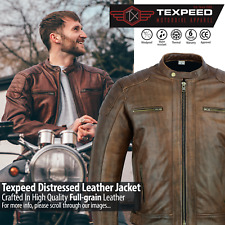 Giacca Moto in Pelle Con