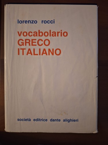 Vocabolario greco rocci - vocabolario,