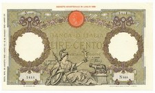 100 LIRE CAPRANESI AQUILA