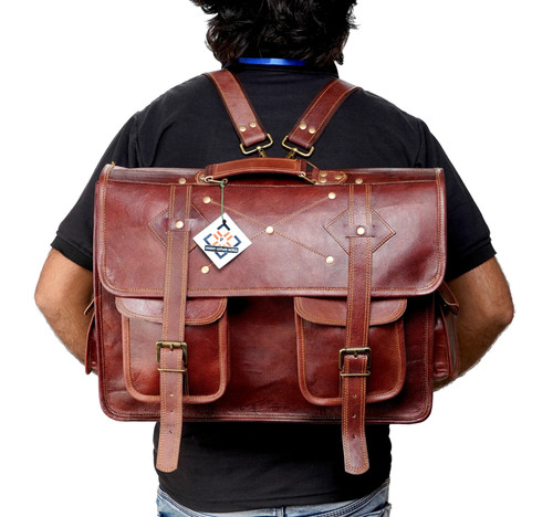 Borsa pelle artigianale - -,